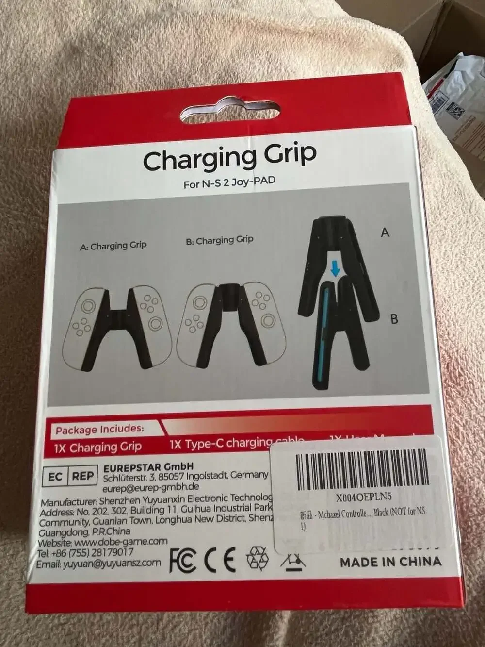 Dobe Charging Grip for Nintendo Switch Joy-Con Controllers